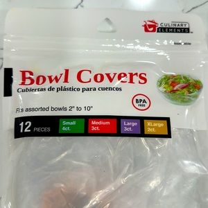 NWT Culinary Elements Bowl Covers Bundle of 2